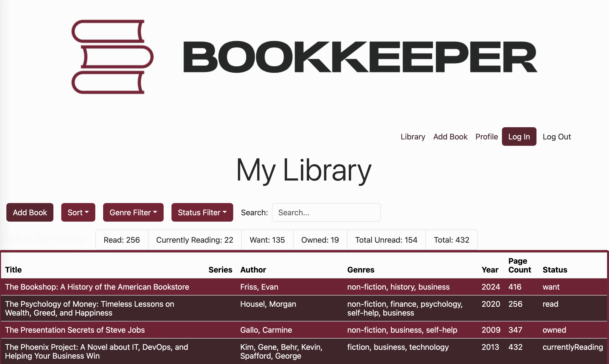 BookKeeper Logo